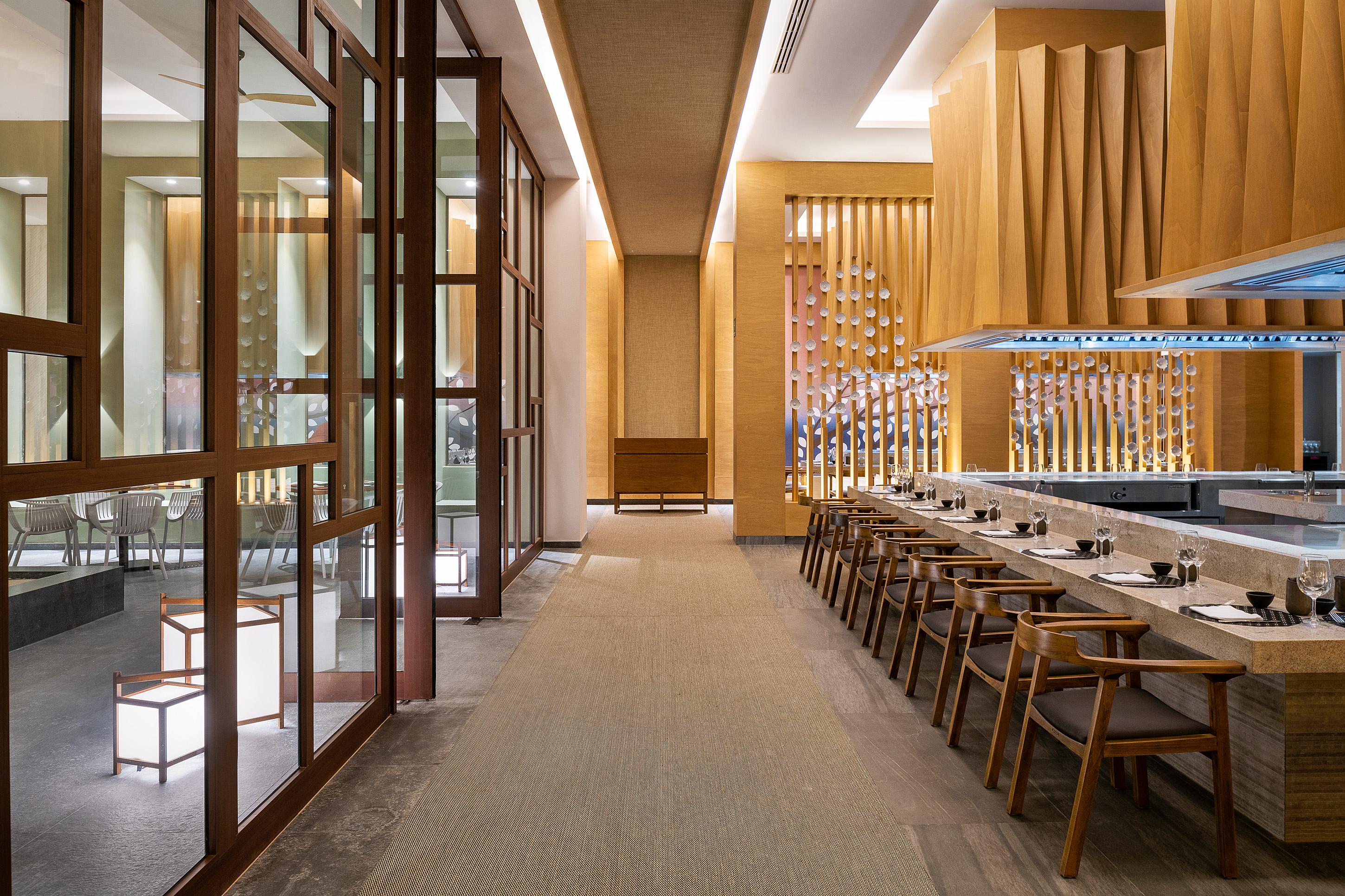 Catalonia Grand Costa Mujeres All Suites & Spa Cancún Exteriör bild The interior of the restaurant