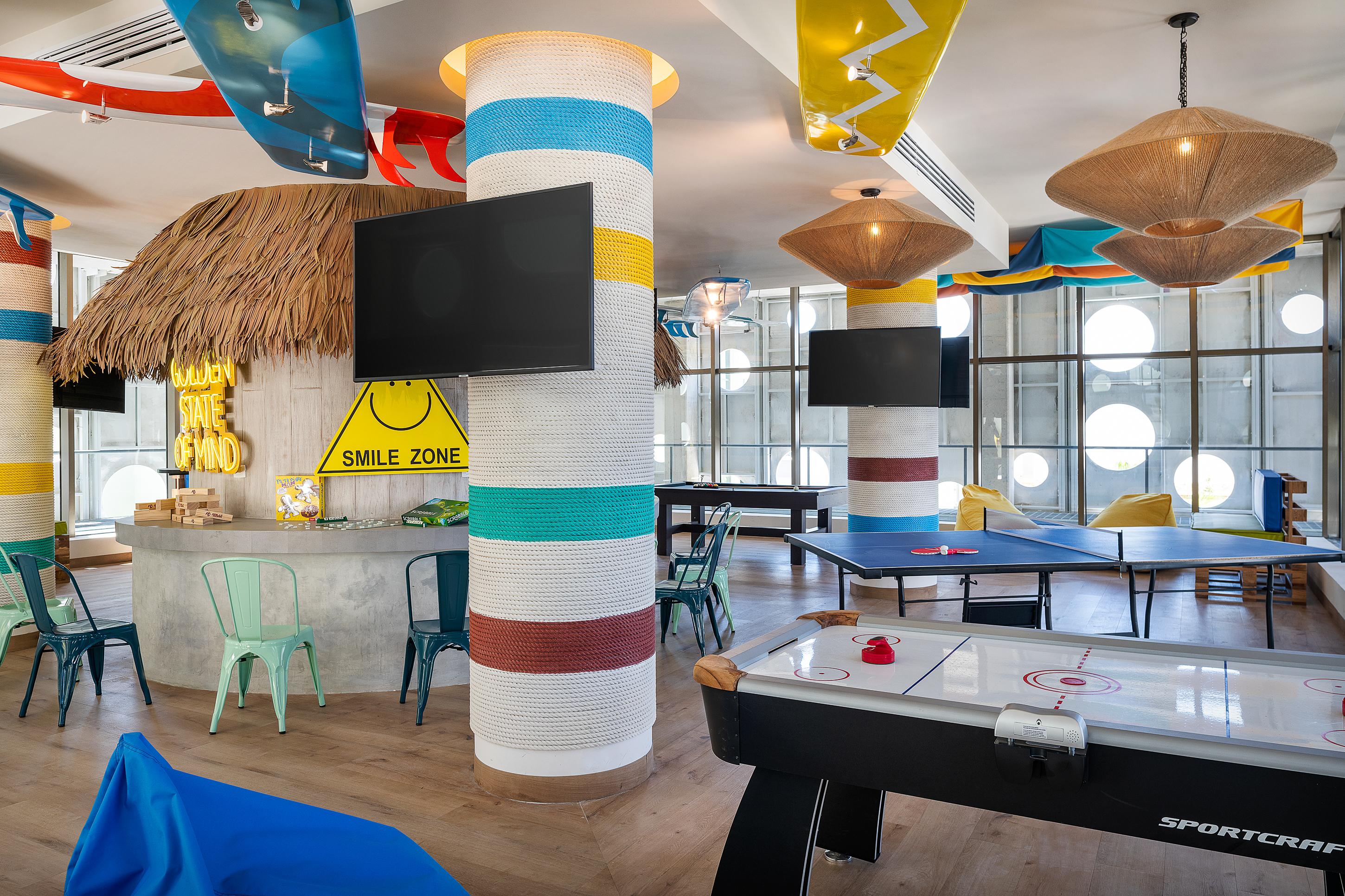 Catalonia Grand Costa Mujeres All Suites & Spa Cancún Exteriör bild The game room at the 2016 Summer Olympics in Rio de Janeiro